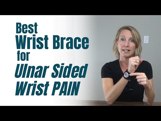 Ulnar Sided Wrist PAIN or POPPING Relief: Wrist Brace Product