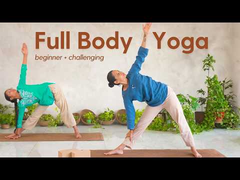 50 Minute Strong Thighs and Glutes + Guided Meditation | Beginner + Challenging Level