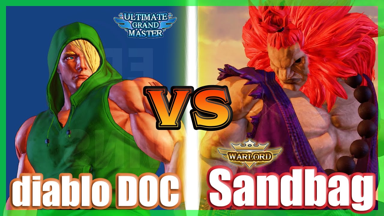 SFV CE 👊🏻 diablo DOC (ED) vs Sandbag (Akuma) FT2