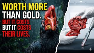 Worth 3x More Than Gold: The Cruel Price of the "Blood Red" Bird Skull #animals #AnimalDocumentary  screenshot 2