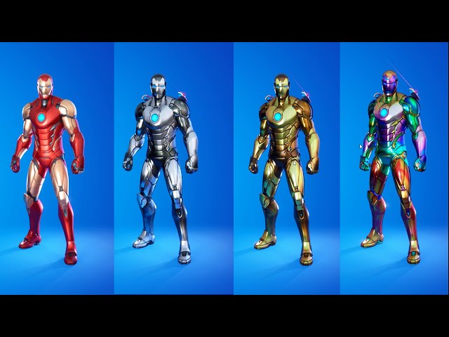 ち*2様 Marvel Iron Man Rainbow Foil