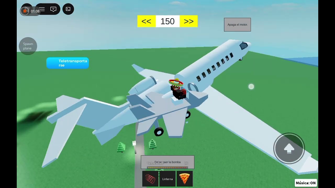 Jugando a estrellar aviones #roblox #gameplay