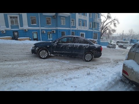 Как буксуют машины