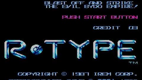 Sega Master System - R-Type Intro