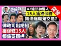 21-3-4 【突發】47違法初選人，15人獲准保釋，揭法庭魔鬼交易？律政司出絕招，獲保釋15人，都係要還押？