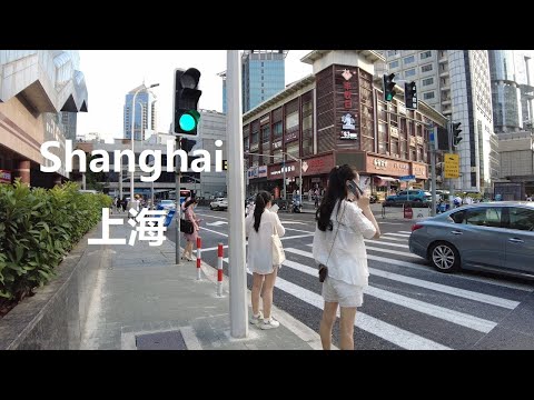 Shanghai, الصين | Nanquan north road | جولة مشي 4K