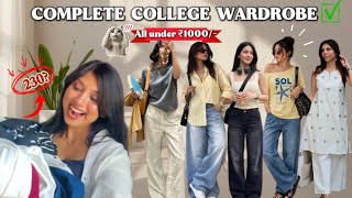 Everything a College Girl Needs Under ₹1000 💸 HUGE AMAZON FASHION HAUL| Try On | Collage wear haul😍