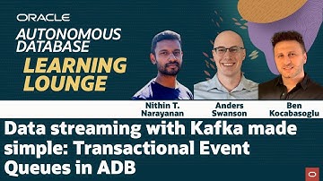 Data streaming with Kafka made simple: Transactional Event Queues in ADB