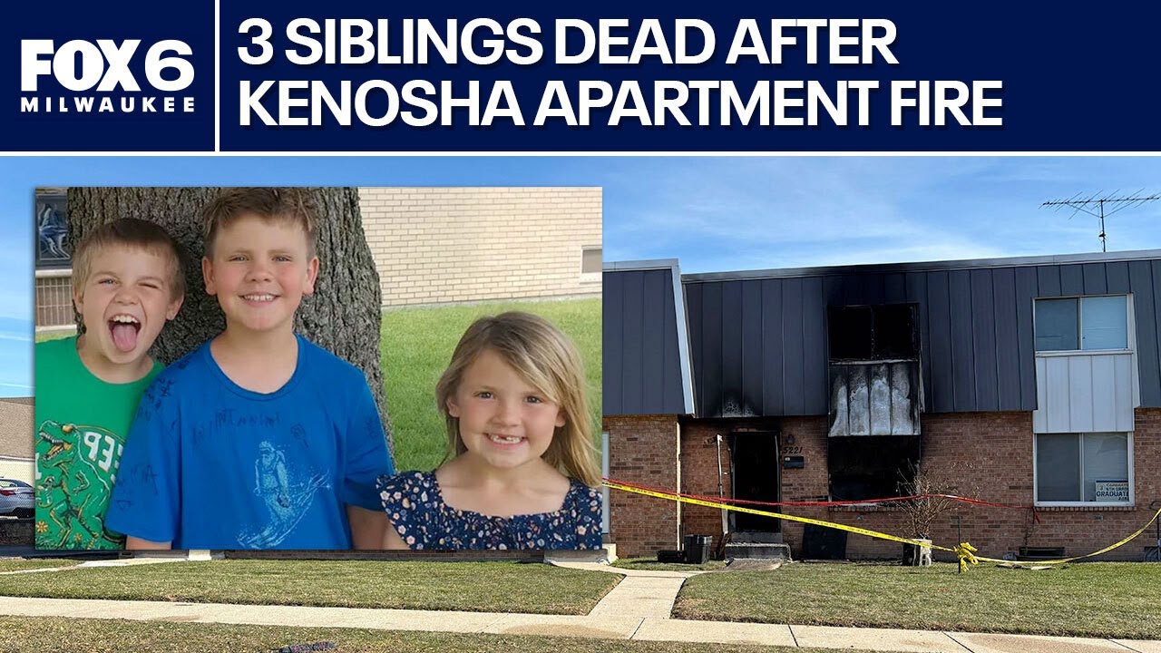 Kenosha apartment fire, 3 children dead | FOX6 News Milwaukee - YouTube