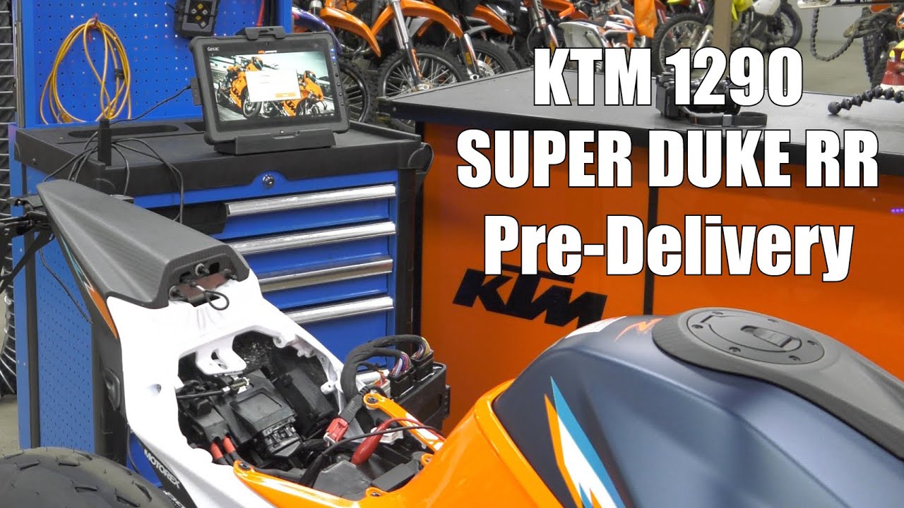 KTM Super Duke RR Pre delivery