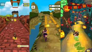 Temple Snow Run vs Temple Run 2 Lost Jungle Run vs Temple Princess Run screenshot 4
