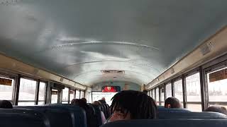Back seat ride on a 2008 IC CE school bus w/ Maxxforce DT 0816