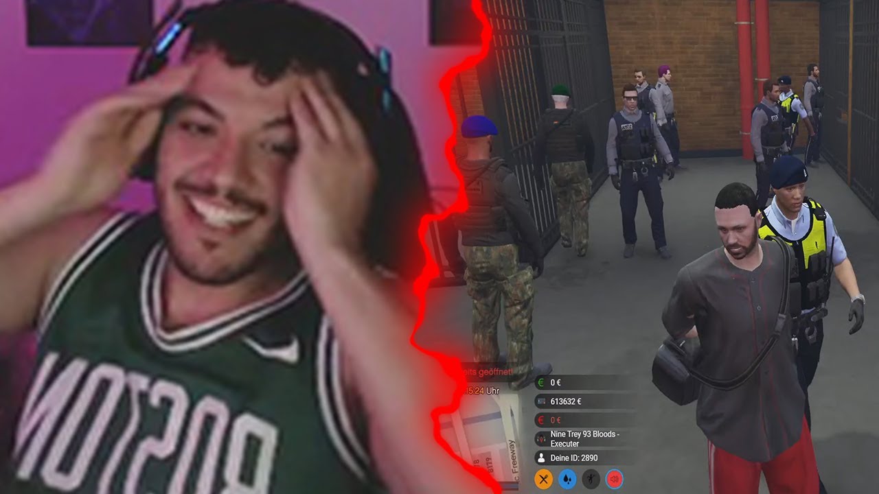 GTA RP GEFÄNGNISAUSBRUCH endet mit FAIL😂