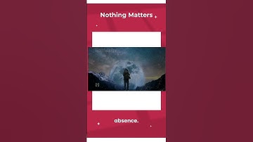 Embracing the Void: Revelations in the Mundane || Nothing Matters || Motivational clicks.