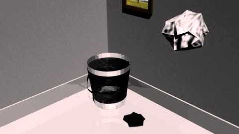 Trash Can in Blender