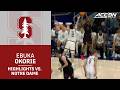 Stanford's Ebuka Okorie Highlights vs. Notre Dame