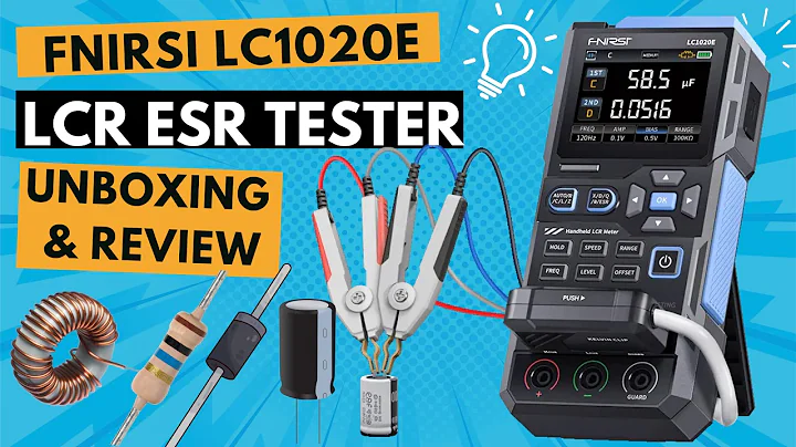 FNIRSI LC1020E High Precision LCR ESR Tester Unboxing & Review | Ultimate Handheld Digital Bridge