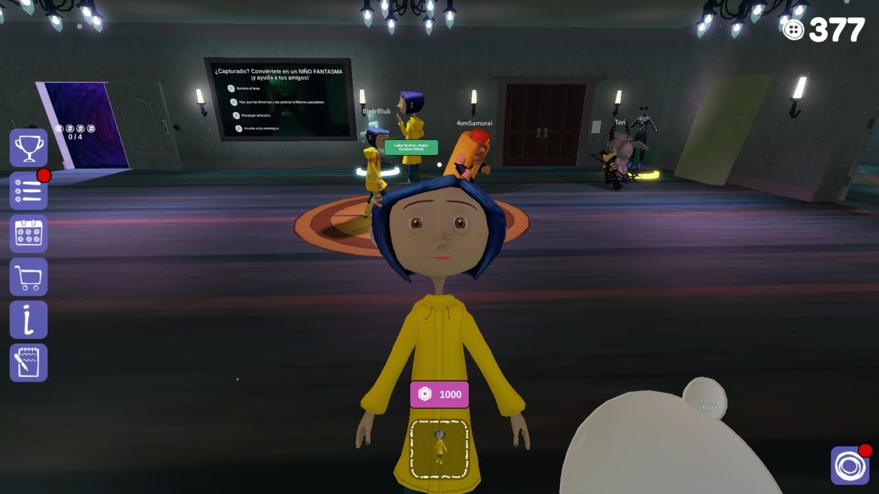 CORALINE X ROBLOX GAMEPLAY
