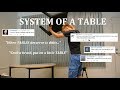 Chop suey but its played on a table with another table table version