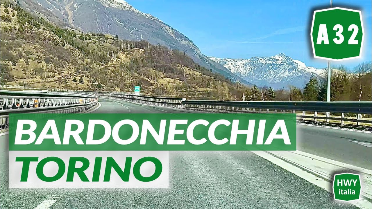 A32 Autostrada del Frejus | BARDONECCHIA - TORINO | percorso completo feat. @Ndria.Trucker