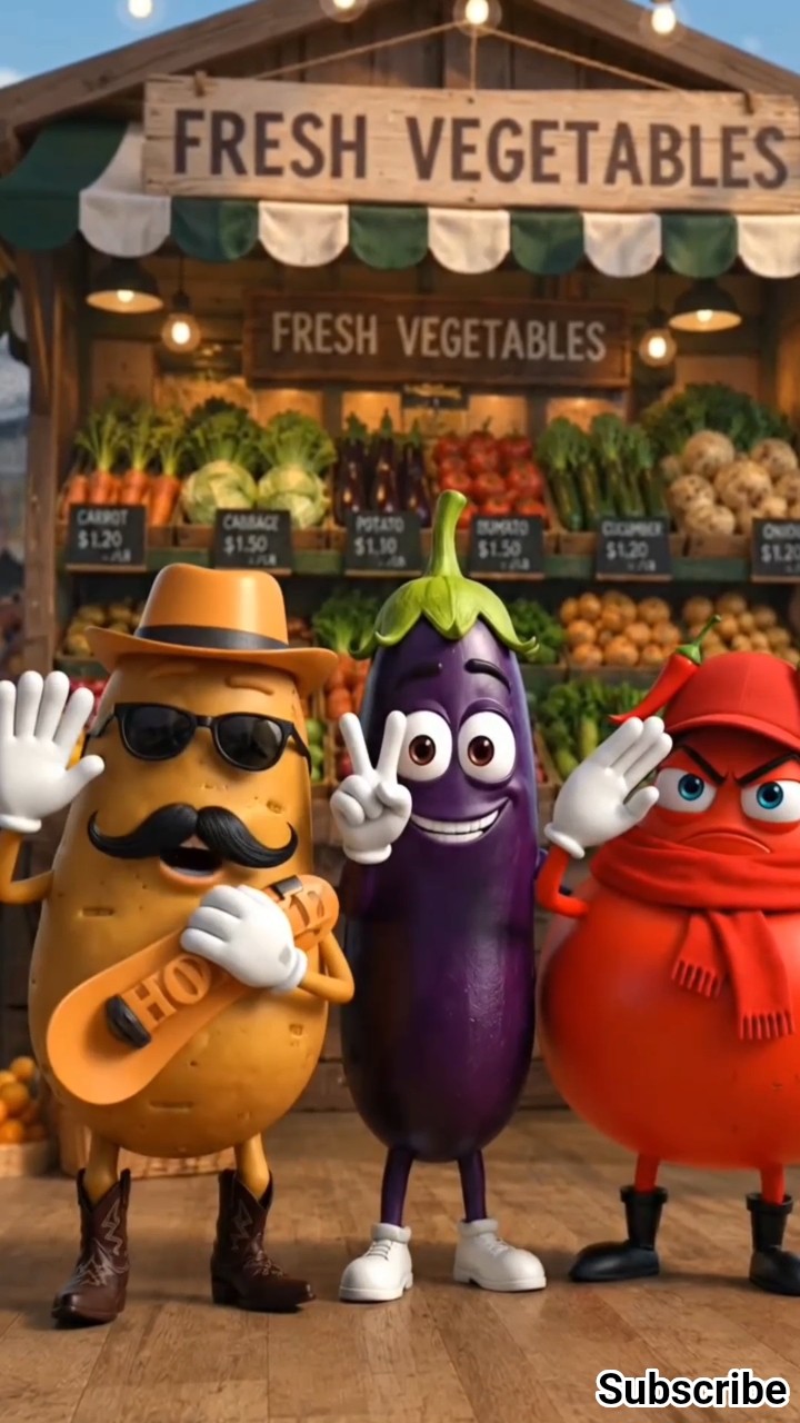 POTATO まとめ売り 😂 Potato, Eggplant & Tomato Have the Funniest Argument Ever