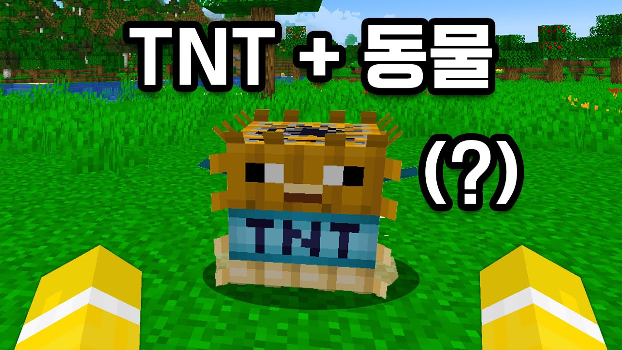 TNT가 되버린 마인크래프트 동물들