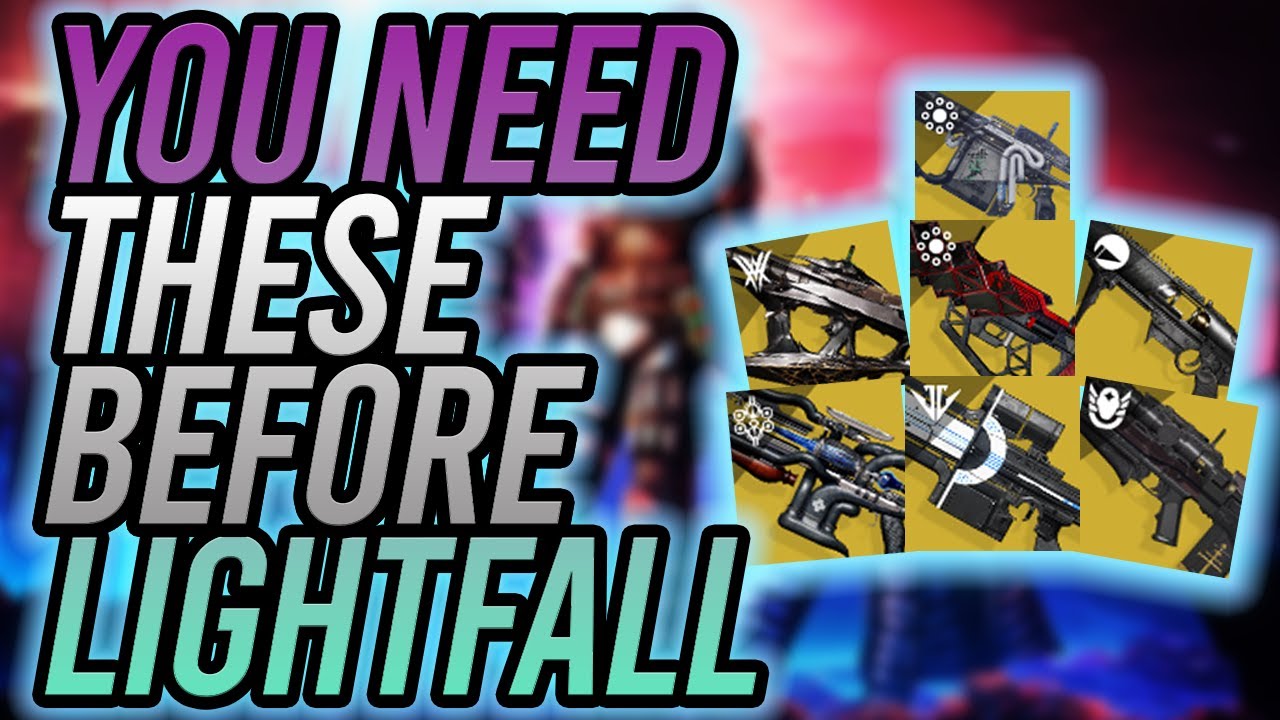 BEST Exotic Kinetic Weapons for LIGHTFALL!! | Destiny 2 Season of the Seraph