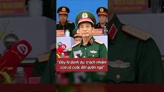 Đại tướng Phan Văn Giang với lực lượng diễu binh, diễu hành kỷ niệm 70 năm Chiến thắng Điện Biên Phủ