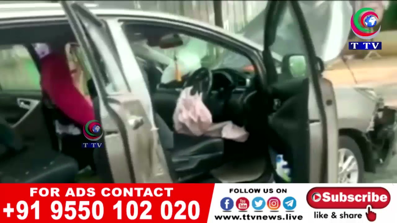 TRS MLC VANI DEVI KI CAR KO ASSEMBLY KEY EHATEY MEY ACCIDENT || T TV NEWS || 25-03-2021 ||