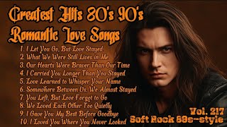 Greatest Hits Romantic Love Songs 💖 Love Songs 80's 90's - Soft Rock Ballads - Playlist Vol. 217 screenshot 2