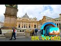 St Peter&#39;s Square Vatican City home to the Catholic Church and the Pope Part 1 8K 4K VR180 3D Travel