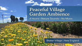 Peaceful Shaker Village Garden Ambience | 4 Hours of Natural Sounds (No Music, No AI) screenshot 4