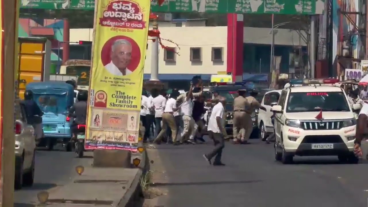 Shimoga news | ಶಿವಮೊಗ್ಗ | 12/10/2026 ರಂದು  ಸಚಿವ ಸೋಮಣ್ಣ ಕಾರಿಗೆ ಕಾಂಗ್ರೆಸ್ ಕಾರ್ಯಕರ್ತರ ಮುತ್ತಿಗೆ ಯತ್ನ!