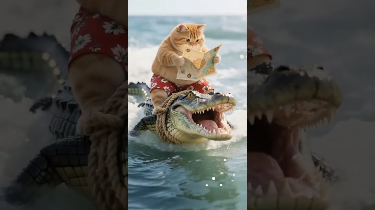 Fat cat that found the treasure 