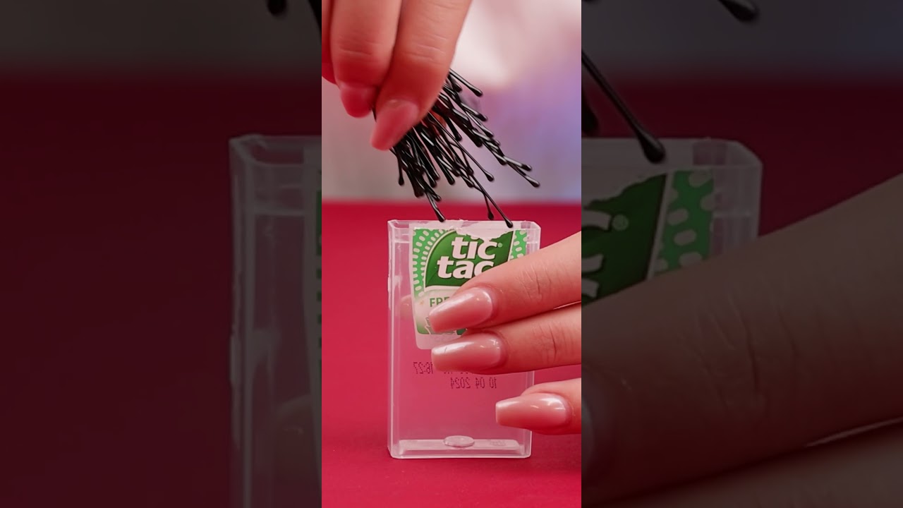 Here's how you can store bobby pins! 