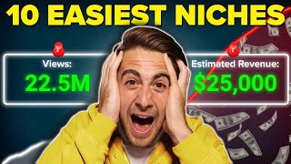 Youtube Just Leaked The 10 Easiest Niches To Grow In For 2026 Back By Real Data