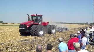 Case IH STX450 pulling a Blue-Jet ripper at the 2011 Farm Progress Show