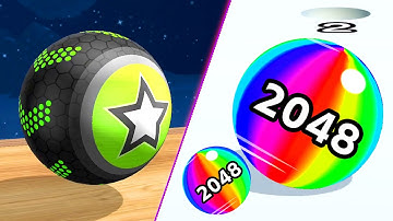 Ball Run 2048 VS ⚽ Going Balls 🏈 Android,iOS Mobile Gameplay Walkthrough Part 3