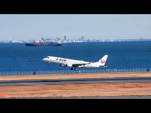 J-AIR・JA251J エンブラエルERJ190-100離陸・羽田空港・2026/1/6 - YouTube