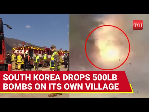 South Korean Fighter Jets Drop 8 Heavy Bombs On Own Citizens During U.S. Wargames. Here's Why