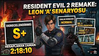 Resident Evil 2 Remake - Leon A -Türkçe Altyazılı/Save yok/Derece S +