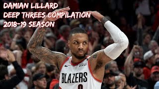 Damian Lillard Deep Threes Compilation | 2018-19 Season [HD]
