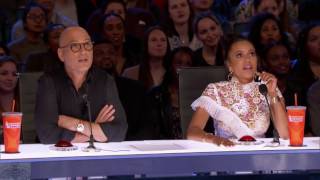 America's Got Talent 2017 Jimmy Slonini Hilarious Hand Balancer Deflates His Partner Full Audition