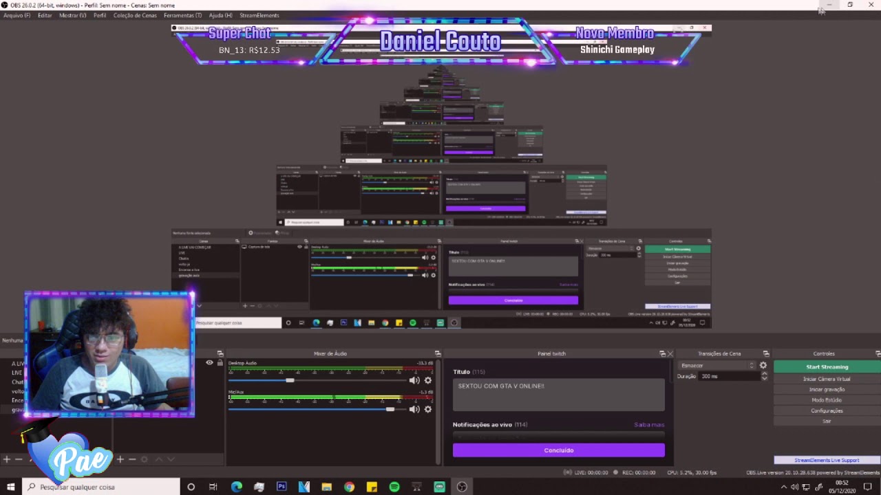 Tutorial De Como Configurar O OBS Para Grava es YouTube