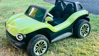 Volkswagen E Buggy Electric 12V Ride on Car|Unboxing electric car | Kids electric car Charging Point
