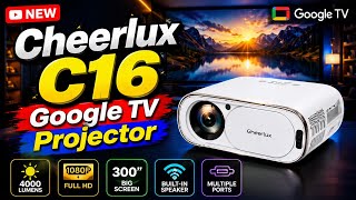 Google TV প্রজেক্টর😱 Cheerlux C16 Google TV Projector Unbox রিভিউ🔥Projector Price in Bangladesh 2026