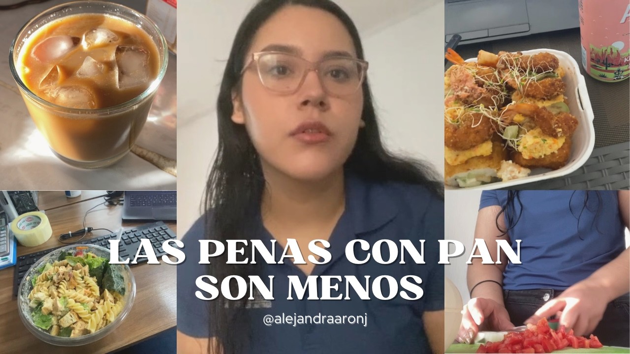 trabajando en contra de mi voluntad  y comiendo mucho | mini vlog