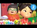 Chinese New Year | 2 HOUR | 🐝 PRESCHOOL PLAYHOUSE 🐝 | Lellobee Kids Karaoke