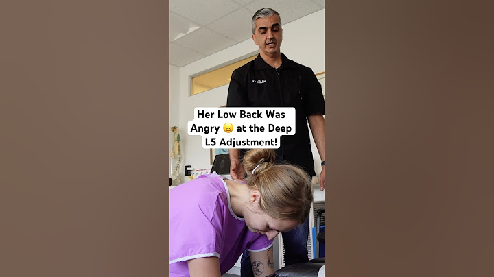 Her Back Was Angry at the Deep L5 Adjustment #chiropractic #shorts