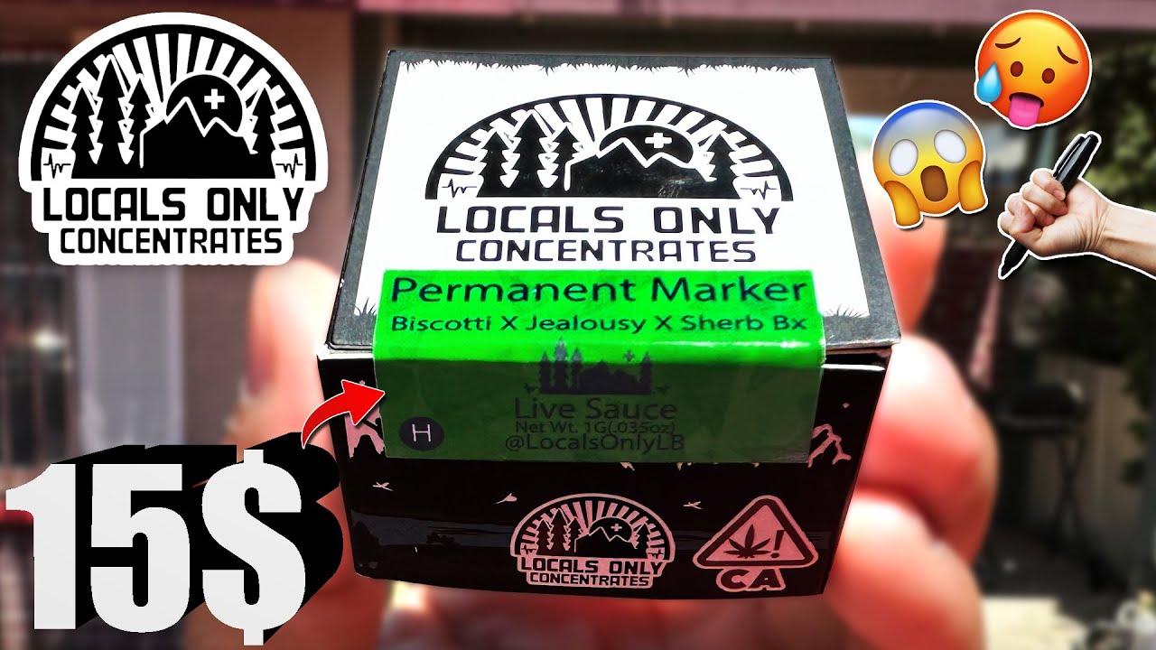 This PERMANENT MARKER had me PERMANENTLY FADED… | Locals Only Concentrates | Danklin Dab Reveiw #6